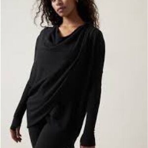 Athleta Elegant Black Top